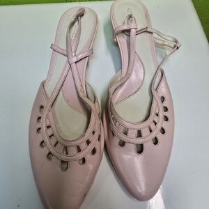 AEROSOLES Pink Slingback Flats